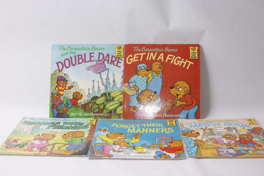The Berenstain Bears Children's Picture Book Lot Set of 5 ~ 260909-WH 1149
